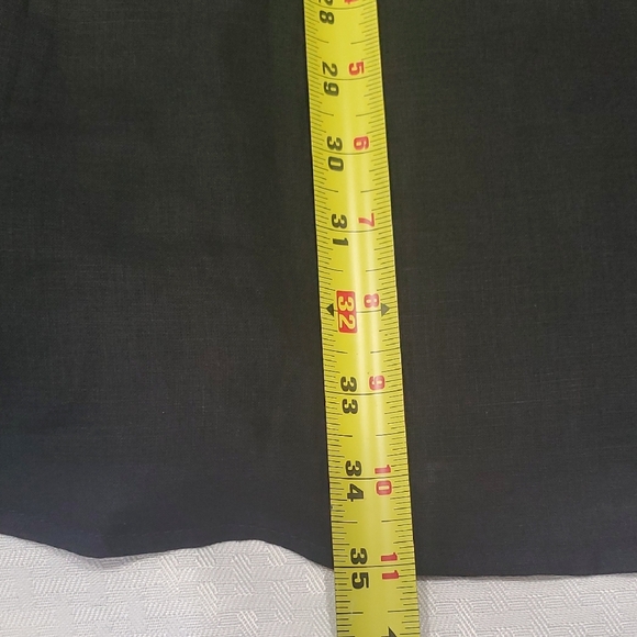 Eileen Fisher Charcoal Linen Sleeveless Dress Sz L - Picture 10 of 14